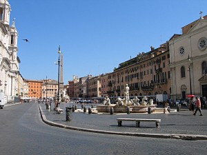 Rom, Piazza Navona, 2009-08-19
