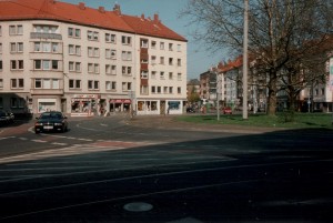 Goetheplatz: Hier würden sich die Linien trennen. Im Hintergrund die Goethestraße, wo auch der D-Tunnel beginnen würde