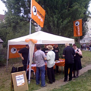 Piratenpartei auf dem Fährmannsfest 2009 in Hannover