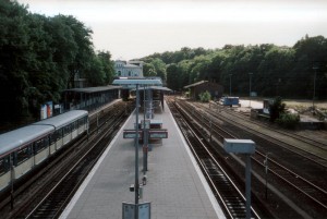 S-Bahnhof Blankenese von Osten gesehen, Juli 1997