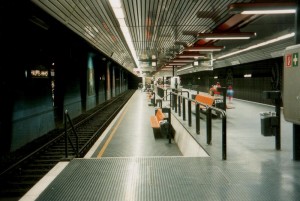 Bonn, U-Bahnstation Hauptbahnhof, 1996