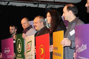Präsentation der Kampagne zur Landtagswahl Niedersachsen im November 2012. Ein Drittel der Wahlkreise ist ohne Piraten-Direktkandidaten - ein Zeichen von Erschöpfung?