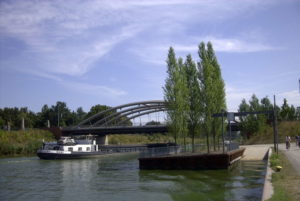 Mittellandkanal, Brücke Großer Kolonnenweg, Hannover, 2003