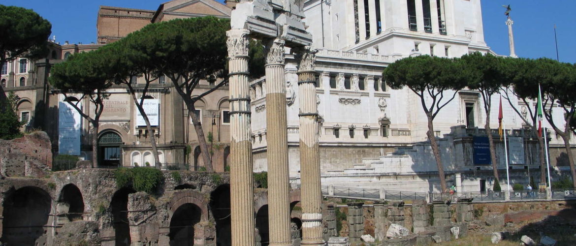 Nordseite des Forum Romanum, Rom, 2009