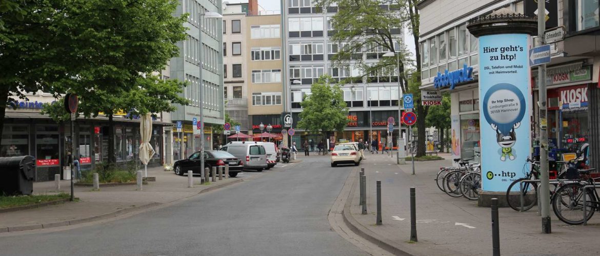 Schmiedestraße zwischen Marstall und Georgstraße, Hannover, 2016