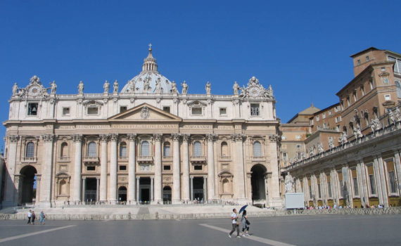 Basilica di San Pietro in Vaticano and Palazzi Vaticani, August 2009