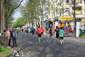 Hannover-Marathon in der Jakobistraße, Hannover, April 2014