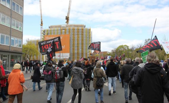 Anti-TTIP-Demo an der Goseriede, April 2016
